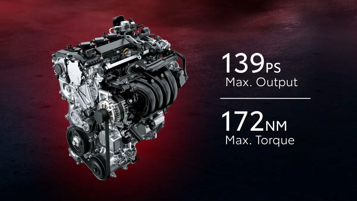 Toyota Corolla Cross GR Sport with 1.8L DOHC Dual VVT-i Engine