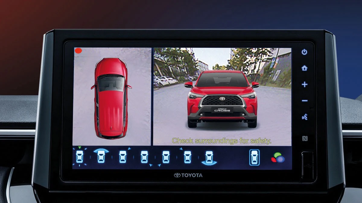 Toyota Corolla cross with 3D Panoramic View Monitor (PVM)