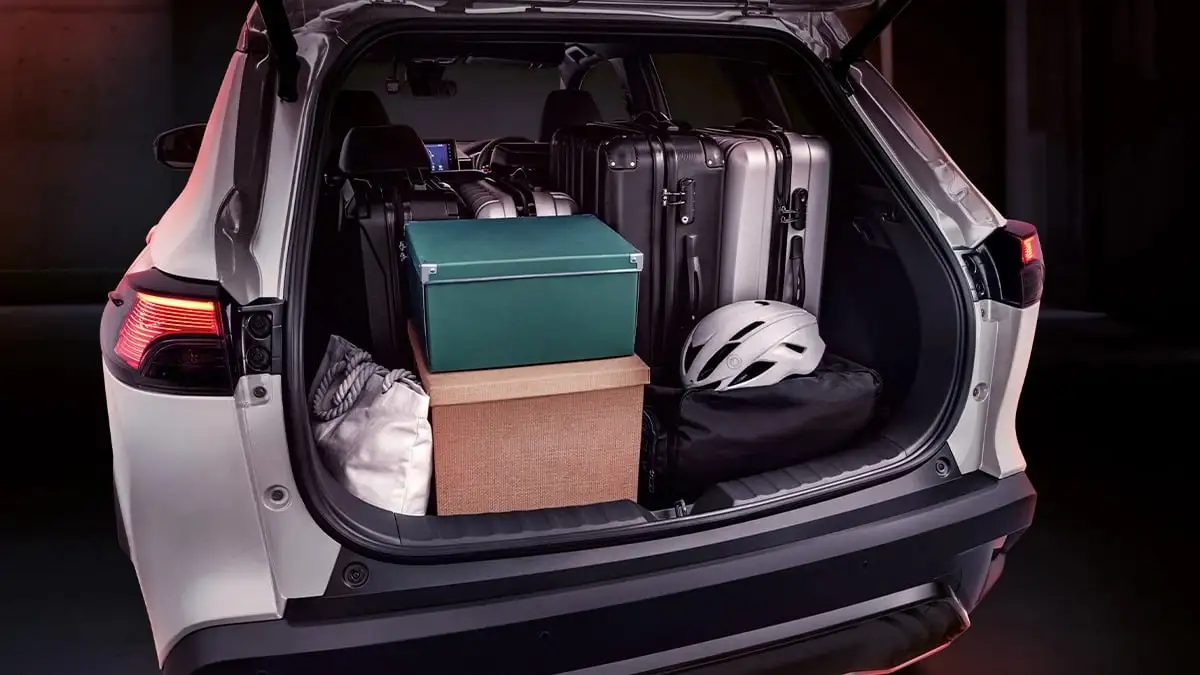 Toyota Corolla Cross GR Sport with 440L Boot Space enough space for big luggages and boxes