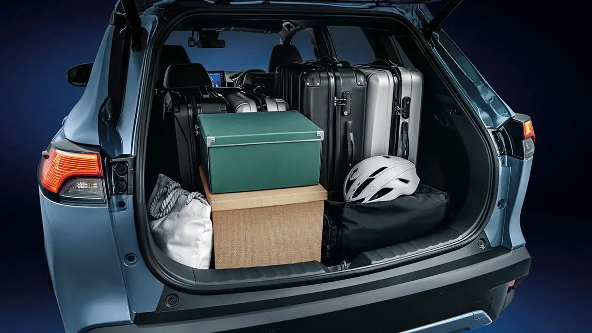Toyota Corolla Cross Hybrid Electric has 440L Boot Space for various types of loads