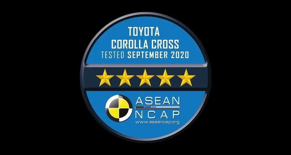 Toyota Corolla Cross with 5-star ASEAN NCAP Safety Rating