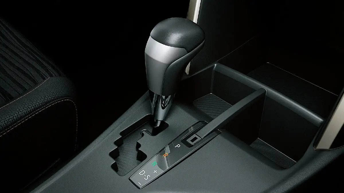 Toyota Innova 6-speed automatic transmission gear shifter with modern console design and storage compartment