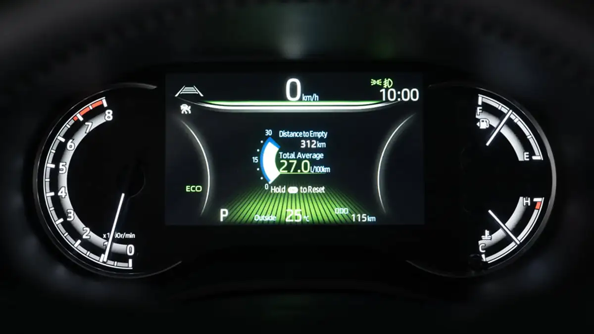 Toyota Innova Zenix with New 7” TFT Multi-Info Display featuring hybrid system monitoring and trip information