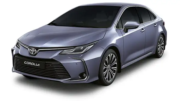 Toyota Corolla in Celestite Grey Metallic colour model