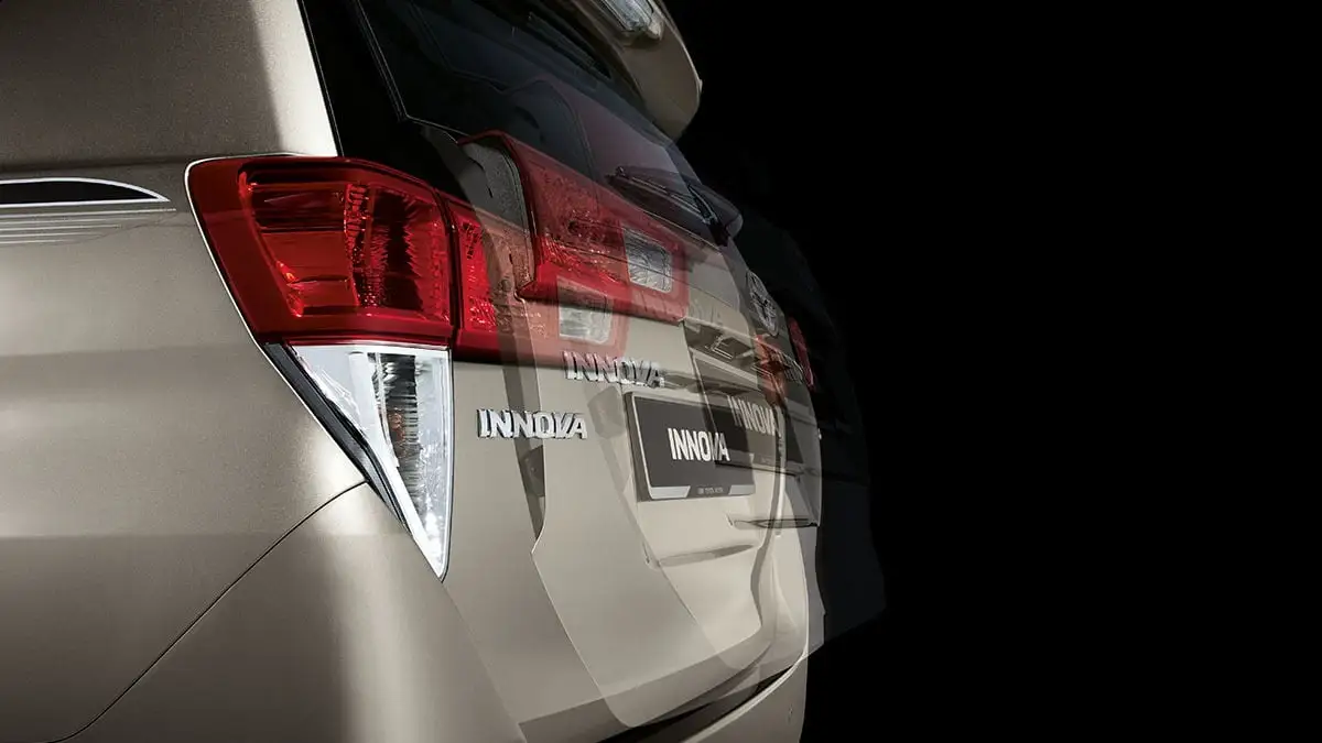 Toyota Innova with Easy Closer Back Door function that helps close the back door for you when it is not properly shut