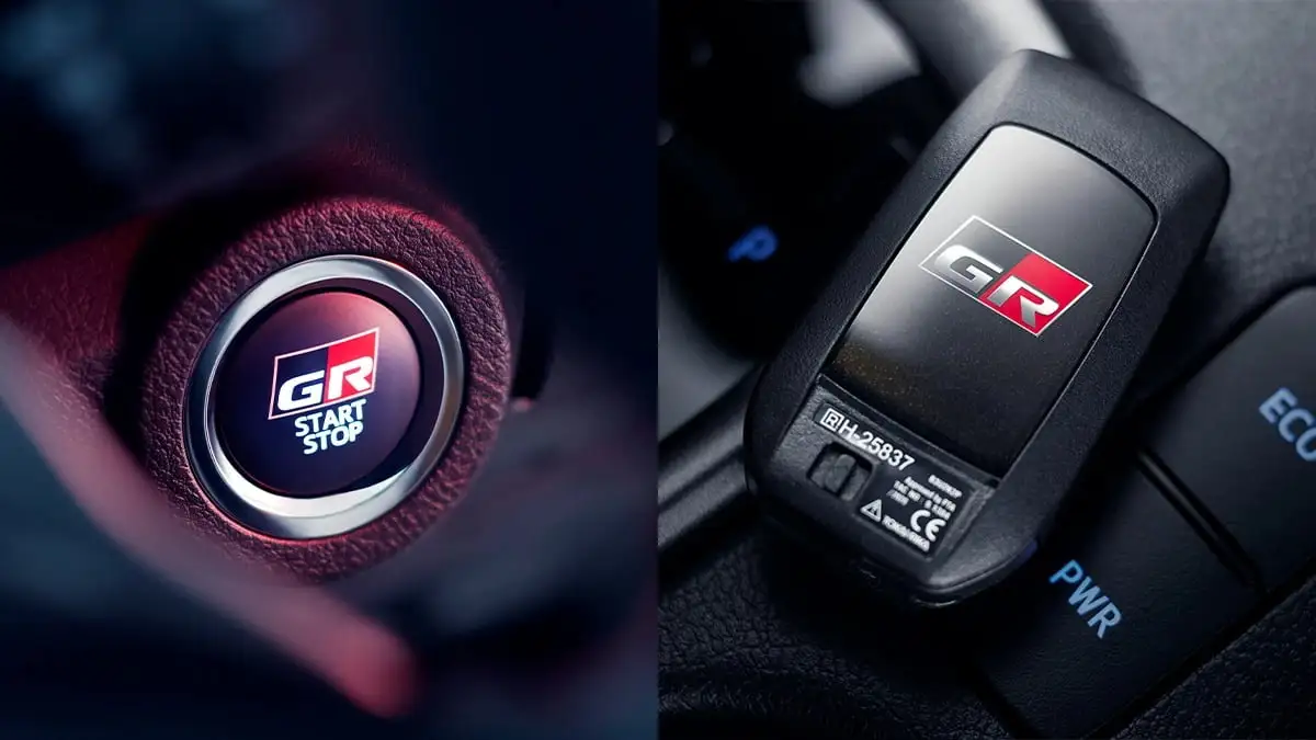 Toyota Hilux GR Sport GR Push Start Button and Smart Key