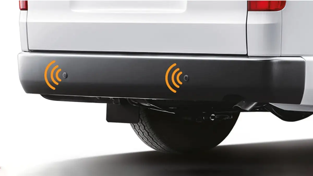 Toyota Hiace is equipped with Reverse Sensor