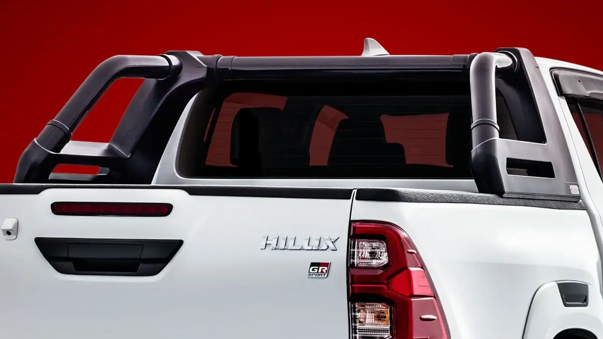 Toyota Hilux GR Sport sport bars Adds even more rugged appeal to the already tough appearance of the Hilux.