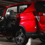 Toyota Innova accessibility demonstration with multiple door openings revealing comfortable cabin layout
