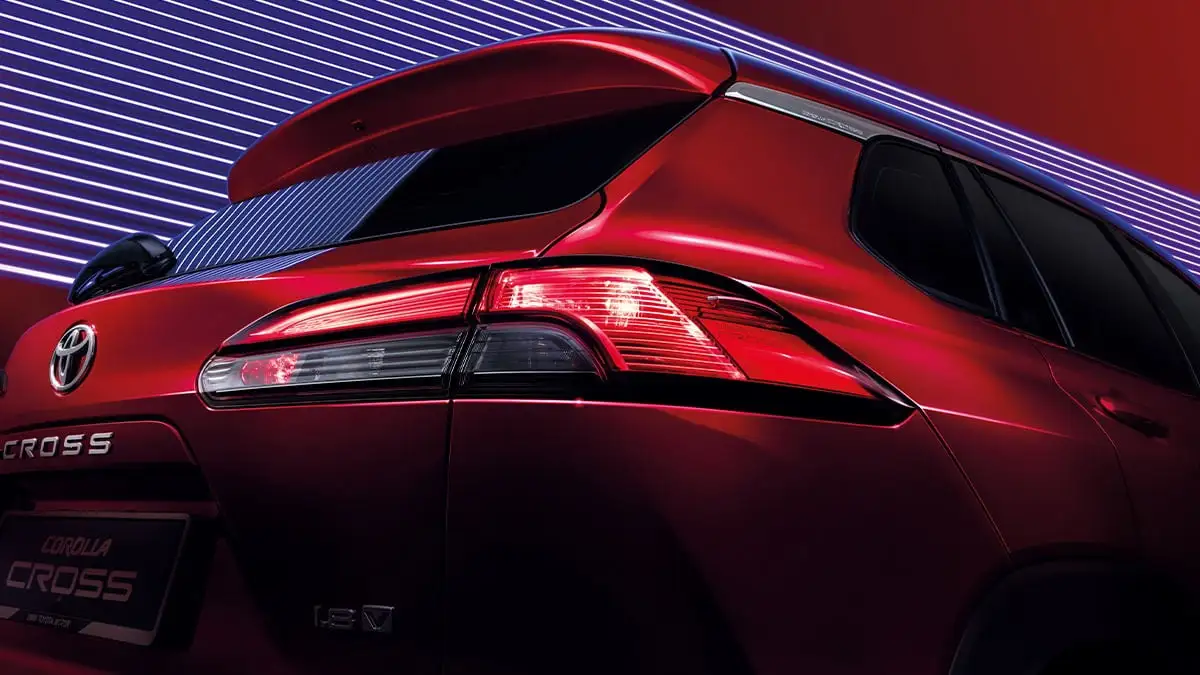 Toyota Corolla Cross with LED Rear Lamps with Light Curtain Design