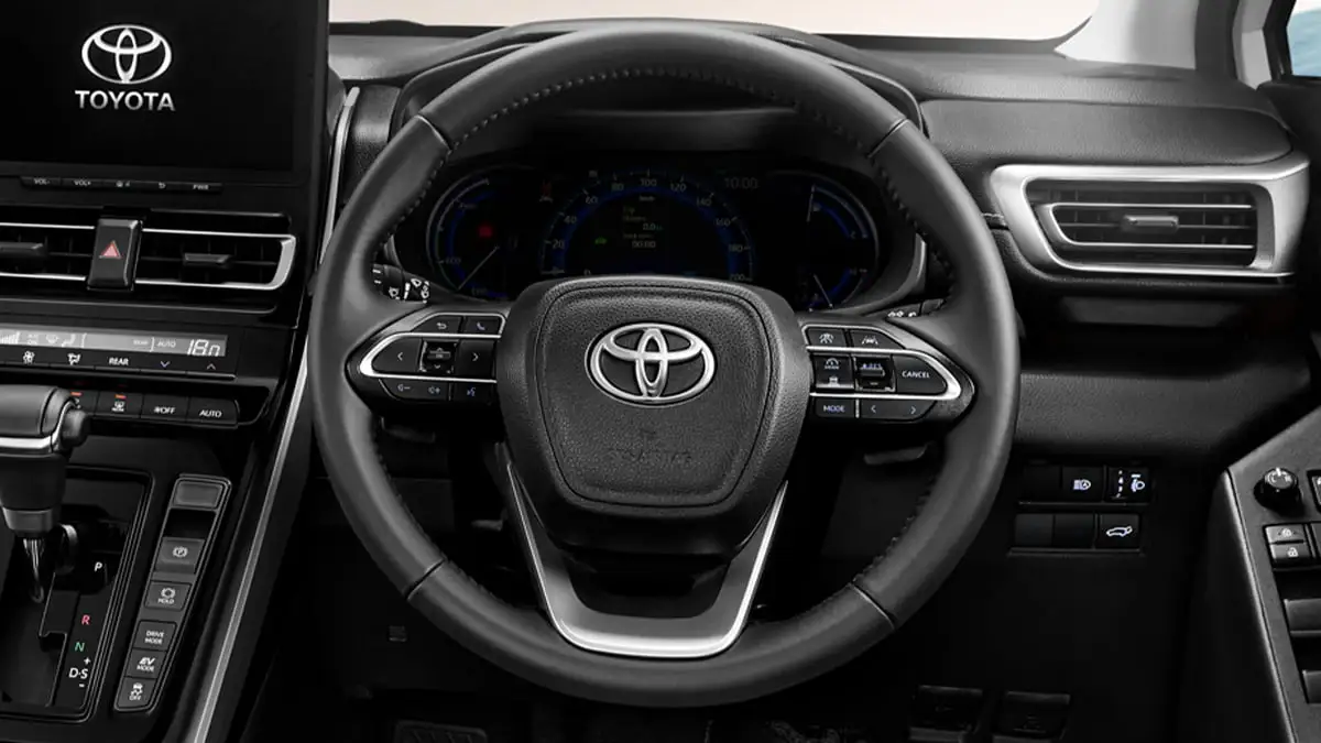Toyota Innova Zenix with New Steering Wheel With Paddle Shift