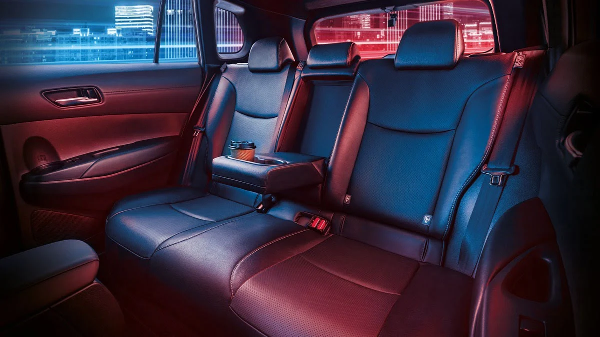 Toyota Corolla Cross Hybrid Electric Rear Seat with 6° Recline Angle
