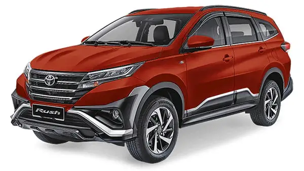 Toyota Rush in Red Metallic model