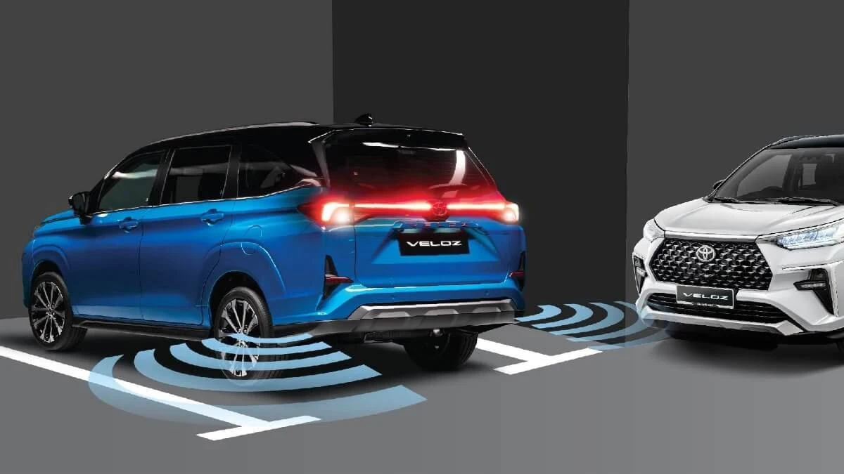 Toyota Veloz is equipped with Rear Cross Traffic Alert (RCTA)