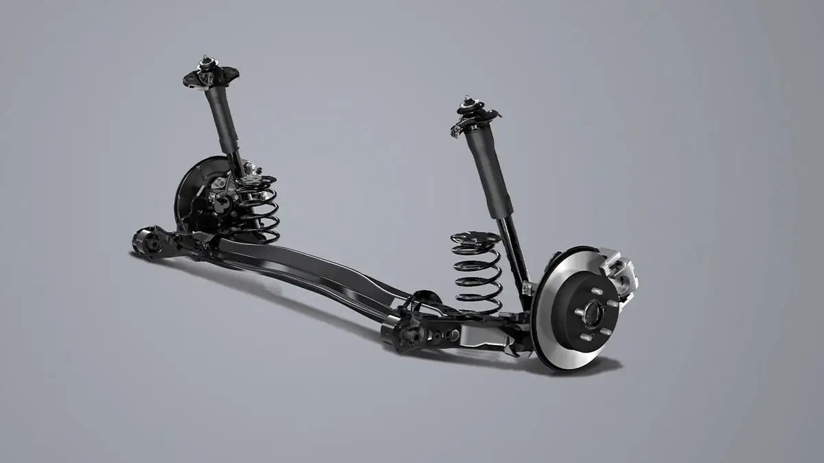 Sports-Tuned Front & Rear Suspension in Toyota Corolla Cross GR Sport