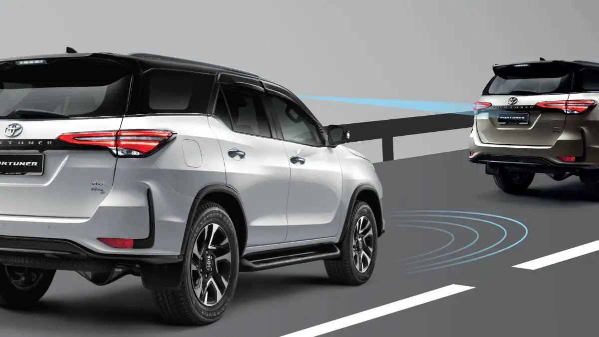 Toyota Fortuner with Safety Sense Dynamic Radar Cruise Control (DRCC)
