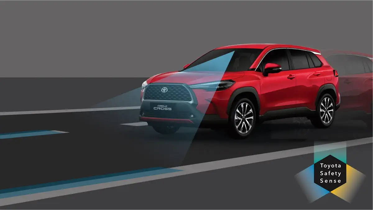 Toyota Corolla Cross with Safety Sense Lane Departure Alert (LDA)