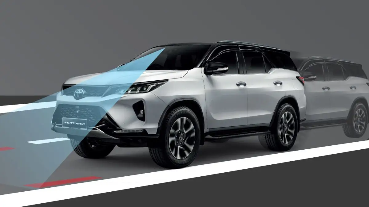 Toyota Fortuner with Safety Sense Lane Departure Alert (LDA) with Yaw Assist