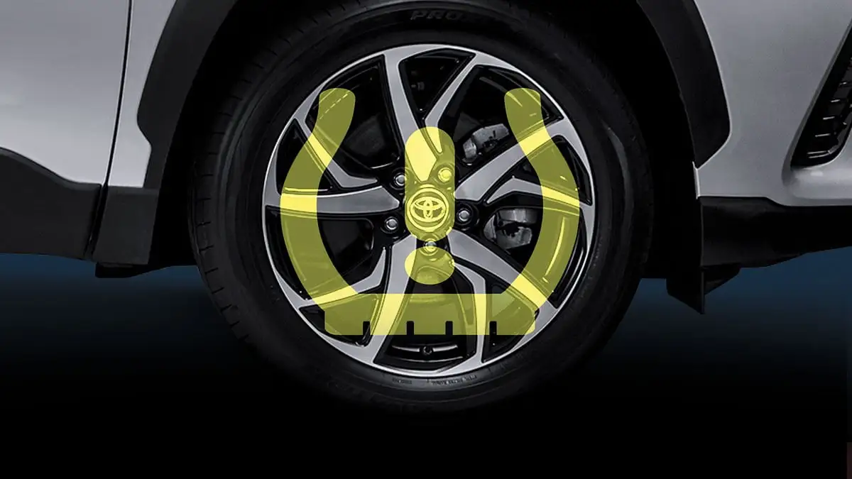 Toyota Corolla Cross GR Sport equipped with Tyre Pressure Warning System (TPWS)