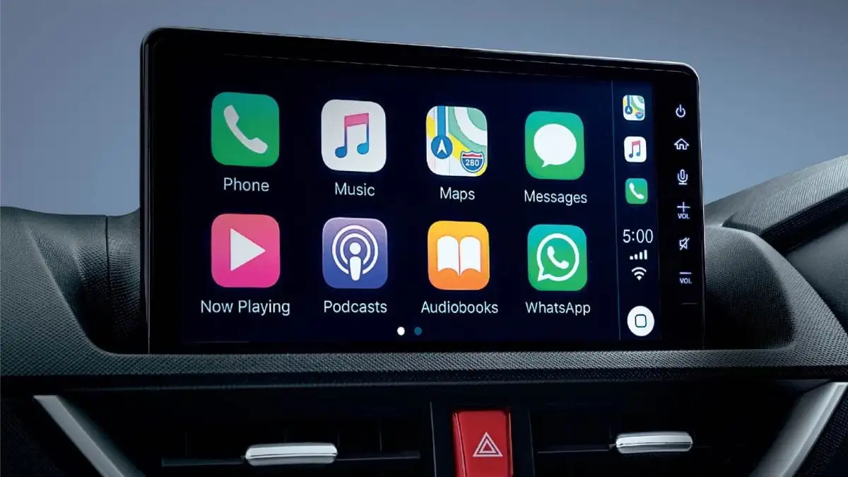 Toyota Veloz is equipped with 9" Display Audio with Apple CarPlay & Android Auto™ Wireless Connectivity