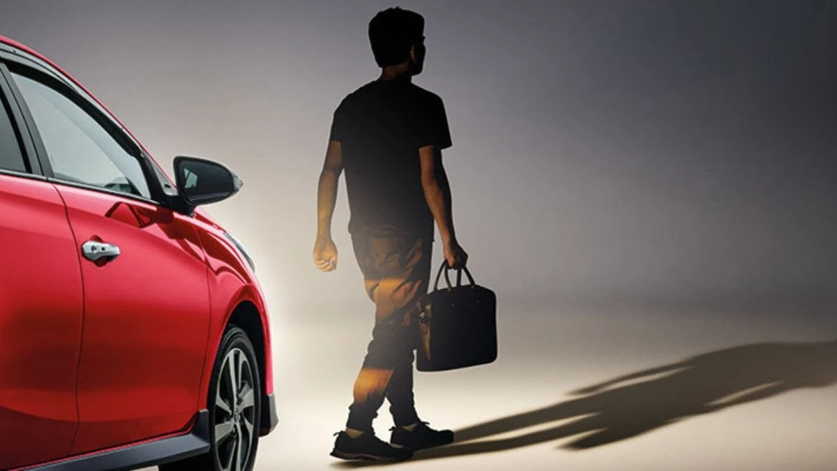 Toyota Yaris equipped with LED Headlamps with Follow-me-home Function