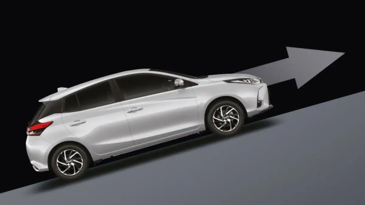 Toyota Yaris is equipped with Hill-Start Assist Control (HAC)