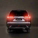 Toyota Innova Zenix rear taillight detail with LED technology and contemporary automotive lighting design