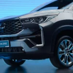Modern Toyota Innova Zenix exterior featuring sleek headlamps and contemporary automotive styling elements